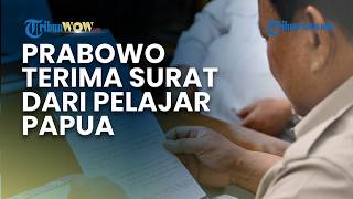 Prabowo Terharu Baca Surat Siswi Papua, Ucapan Terima Kasihnya jadi Sorotan