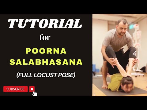 How to do Poorna Salabhasana (Full Locust Pose) | Advanced yoga pose for backbend