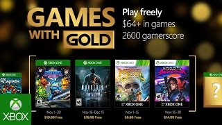 Games With Gold di novembre