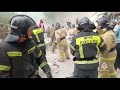 Search for survivors after apartment block collapses in Russia border city after heavy shelling - Video