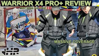 The best arms I've ever used! Warrior X4 Pro+ hockey goalie chest protector review