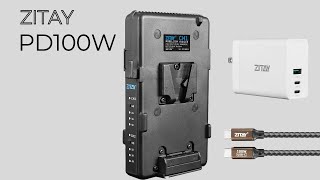 Zitay PD 100w V mount charger