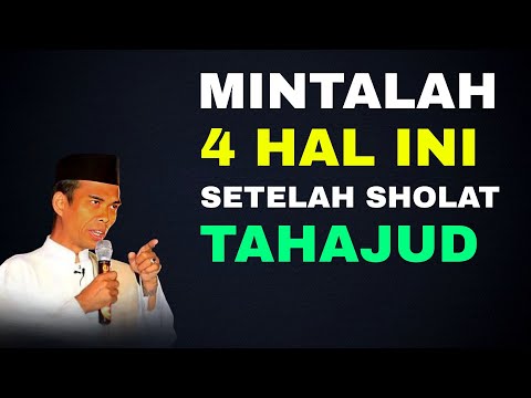 Mintalah 4 hal ini setelah sholat tahajud