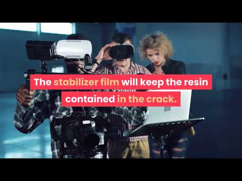 how to repair a cracked mirror