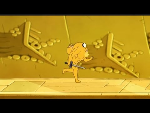 Adventure time: Fionna and cake- Jake suit scene