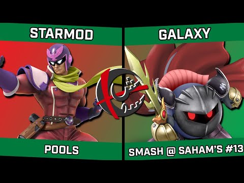 Starmod (Captain Falcon) vs Galaxy (Meta Knight) - Smash @ Saham's #13