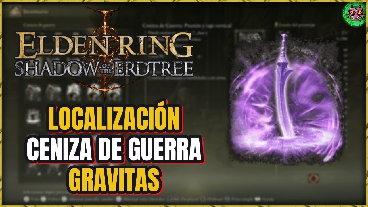 localización de la Ceniza de Guerra Gravitas en Elden Ring