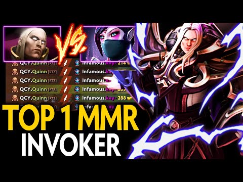WHEN TOP 1 MEETS TOP 100 MID | EPIC QUINN INVOKER vs TEMPLAR ASSASSIN MID | Dota 2 Invoker