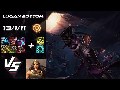 BOTTOM Lucian vs Sivir - EU Challenger Patch 25.S2.4