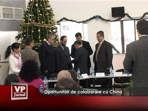 Oportunităţi de colaborare cu China