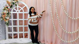 Como Fazer um Cenário de PÉROLAS ✨ Passo a Passo Completo com Cortinas e Cordão de Pérolas