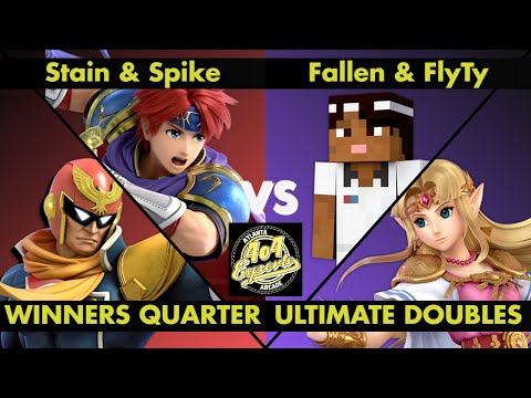 SSBU - 4o4 Smash Night 16 - Stain (Falcon) & Spike (Roy) vs Fallen (Steve) & FlyTy (Zelda) - WQF