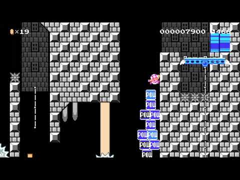 Toaru Kagaku no Railgun [Hard] by TinoSMM [Super Mario Maker 2]