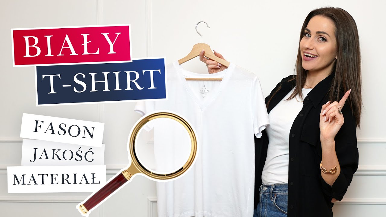 Obejrzyj 🧐🤷🏻‍♀️zanim kupisz kolejny biały T-SHIRT! | ZOPHIA Stylistka