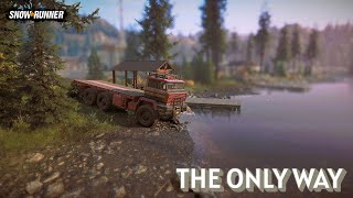 SNOWRUNNER: THE ONLY WAY MISSION IN WASHINGTON MAP FEATURING SLEITER ST833 CHIMERA