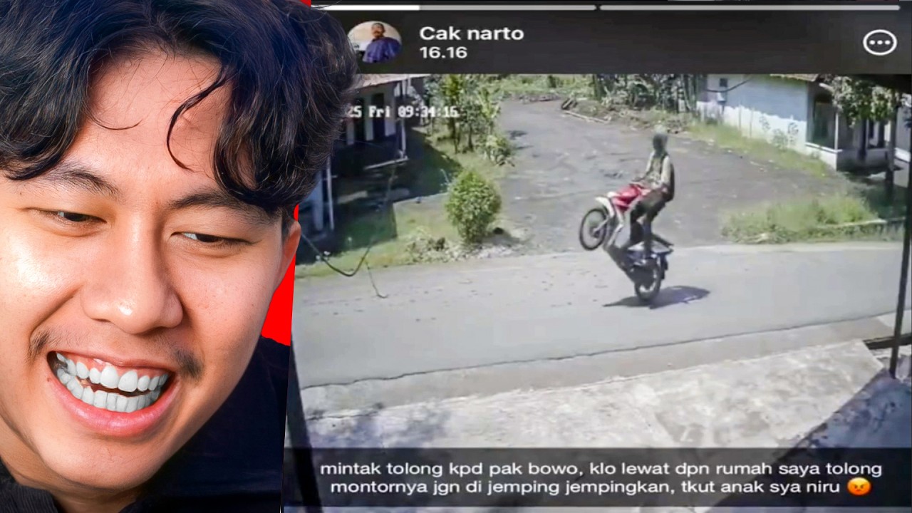 pak bowo tolong bawa motornya di kondisikan.. 😹 - REACT MEME KOCAK