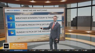 Fantastic weather forecast for Wednesday, Thursday across Maryland