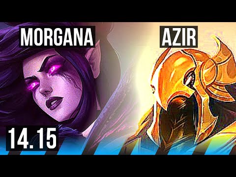 MORGANA vs AZIR (MID) | Rank 8 Morg | BR Grandmaster | 14.15