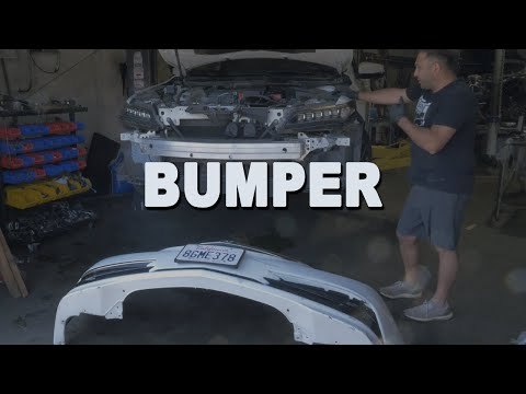 How To Remove a Front Bumper Cover - 2015 Acura TLX
