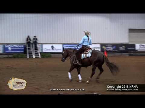 Bella Juice ridden by Michelle Miola  - 2016 NRHA Futurity (Ltd. NP)