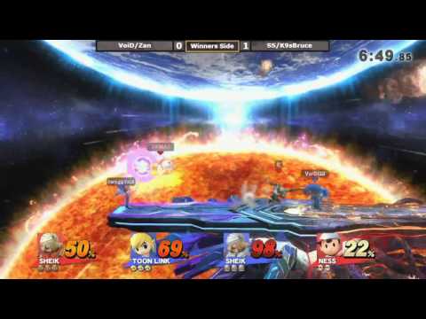 2GGT: FOW Saga - VoiD/Zan (Blue) Vs. SS/K9sBruce (Red) Winners Side - Smash Wii U