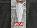 How to tie your Karategi Pants #karate #martialarts #artesmarciales #karate1 #karategi