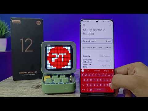 How to set WiFi Hotspot and Change Hotspot Password in Xiaomi 12 Pro