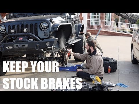 Why NEVER Put Slotted & Drilled Rotors on your Jeep Wrangler!