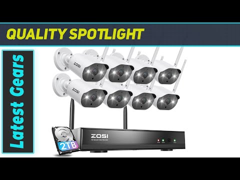 ZOSI 8CH 2K Wireless Security Camera System with 2TB HDD Review