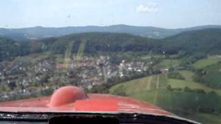 preview picture of video 'Start und Landung auf dem Flugplatz Witzenhausen-Burgberg'