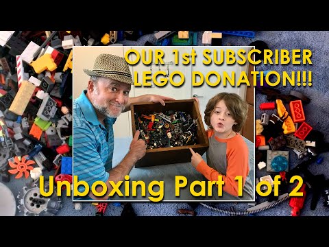 Our First Subscriber LEGO Donation! – Unboxing Video 1 of 2
