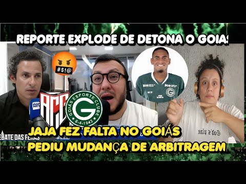 REPORTER EXPLODE JAJA DO REMO FEZ FALTA PRO GOIAS  CONTRA ANAPOLINA - PEDIU ARBITRAGEM DE FORA