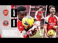 Nketiah Hat-Trick, Vieira & Tomiyasu Goal | Arsenal 5-0 Sheffield United | Premier League Highlights