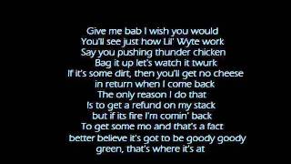 Lil Wyte - My smoking song lyrics