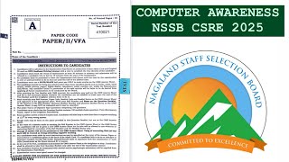 Top 50 Computer Awareness MCQs for NSSB CSRE 2025| Computer GK| Full Practice Set-1