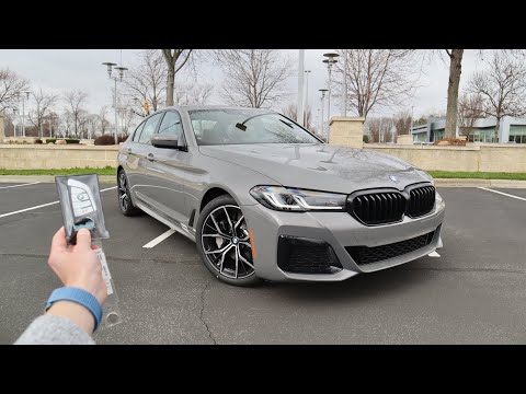 2022 BMW 530i Sedan: Start Up, Walkaround, POV, Test Drive and Review
