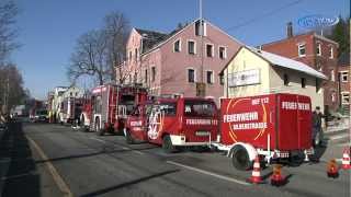 preview picture of video 'Kellerbrand in einem Wohn- und Geschäftshaus in Wilkau Haßlau (Sachsen) 15.01.2013'