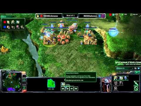 NEXSickness (P) vs NEXKaboom (Z) -  Teil 1/2 - Voidray/Collosus vs Mass Muta - Starcraft 2