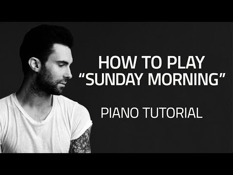 How To Play "Sunday Morning" by Maroon 5 (Beginner Piano Lesson)