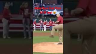 Nolan Ryan First Pitch At 85mph 🤯 @MLB @Rangers