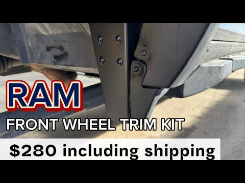 Detailed Installation Guide – Front Wheel RAM Trim Kit (2014+ RAM 2500/3500)