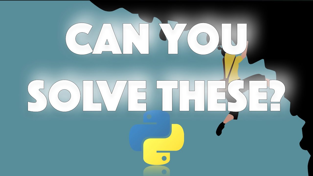 Can you solve these 3 Python questions? [CHALLENGING] 😥