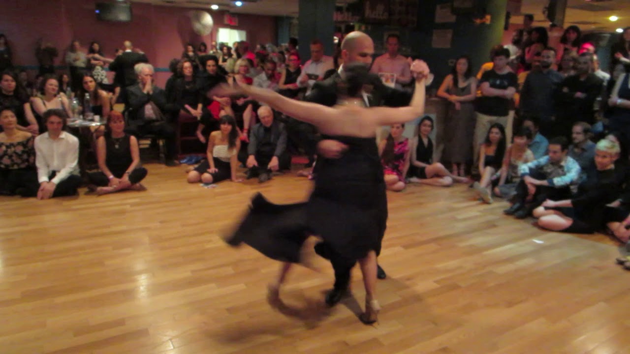 Guillermina Quiroga and Mariano Diego Logiudice at Mala Leche NYC December 2017 performance 2