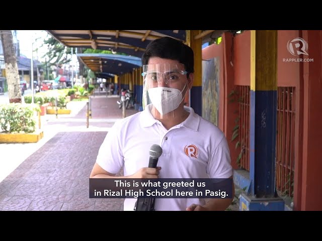 WATCH: Empty classrooms as Philippines starts classes during pandemic