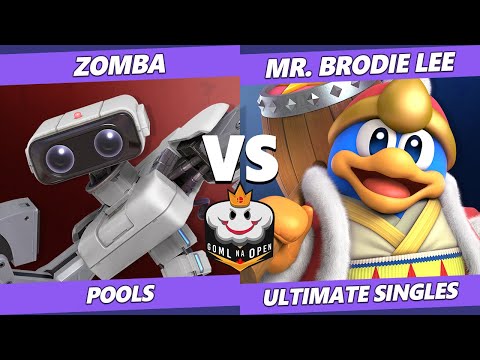 GOML NA Open Northeast USA SSBU - Zomba (ROB) Vs. Mr. Brodie Lee (Dedede) Ultimate Pools