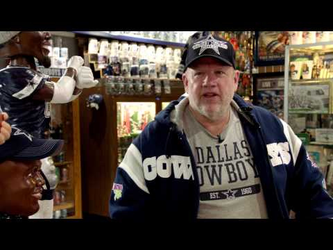 Tour of Dallas Cowboys Superfan's House