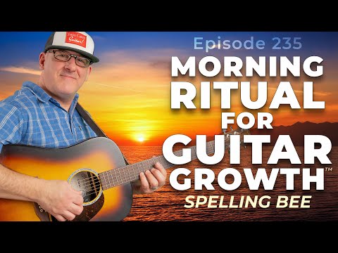 🎸 Morning Ritual for Guitar Growth Ep. 235 | Cmaj7 Spelling Bee, Diatonic Approaches + ZZ Top Vibes