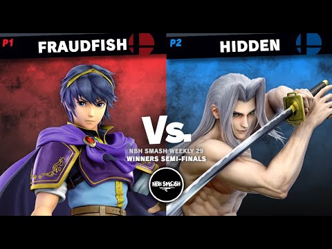 NBH Smash Ultimate 29 Winners Semifinals - Fraudfish (Marth) vs Hidden (Sephiroth)