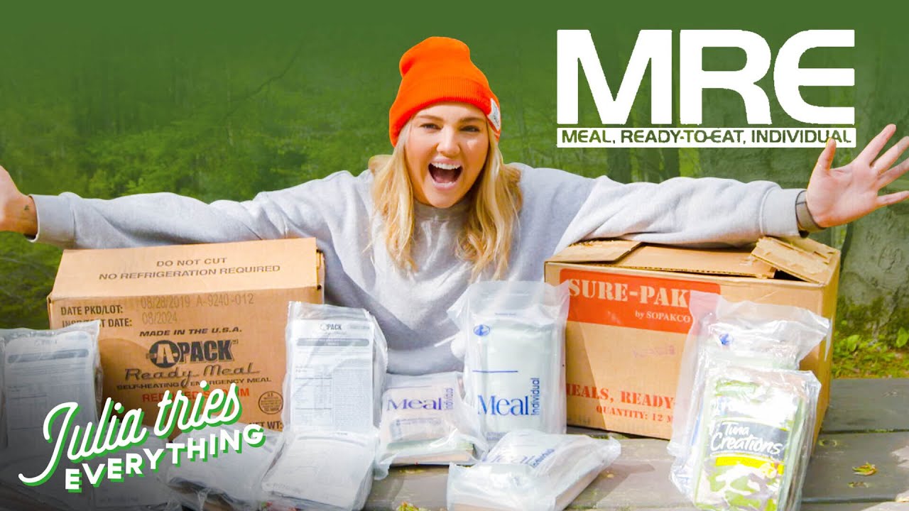 Julia Tries ALL Of The Most Popular MREs Delish