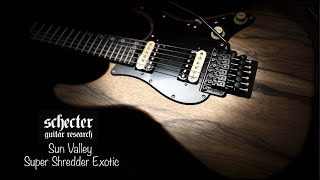 Video thumbnail for Schecter Sun Valley Super Shredder Exotic by Jon is just TOO LouD!!
